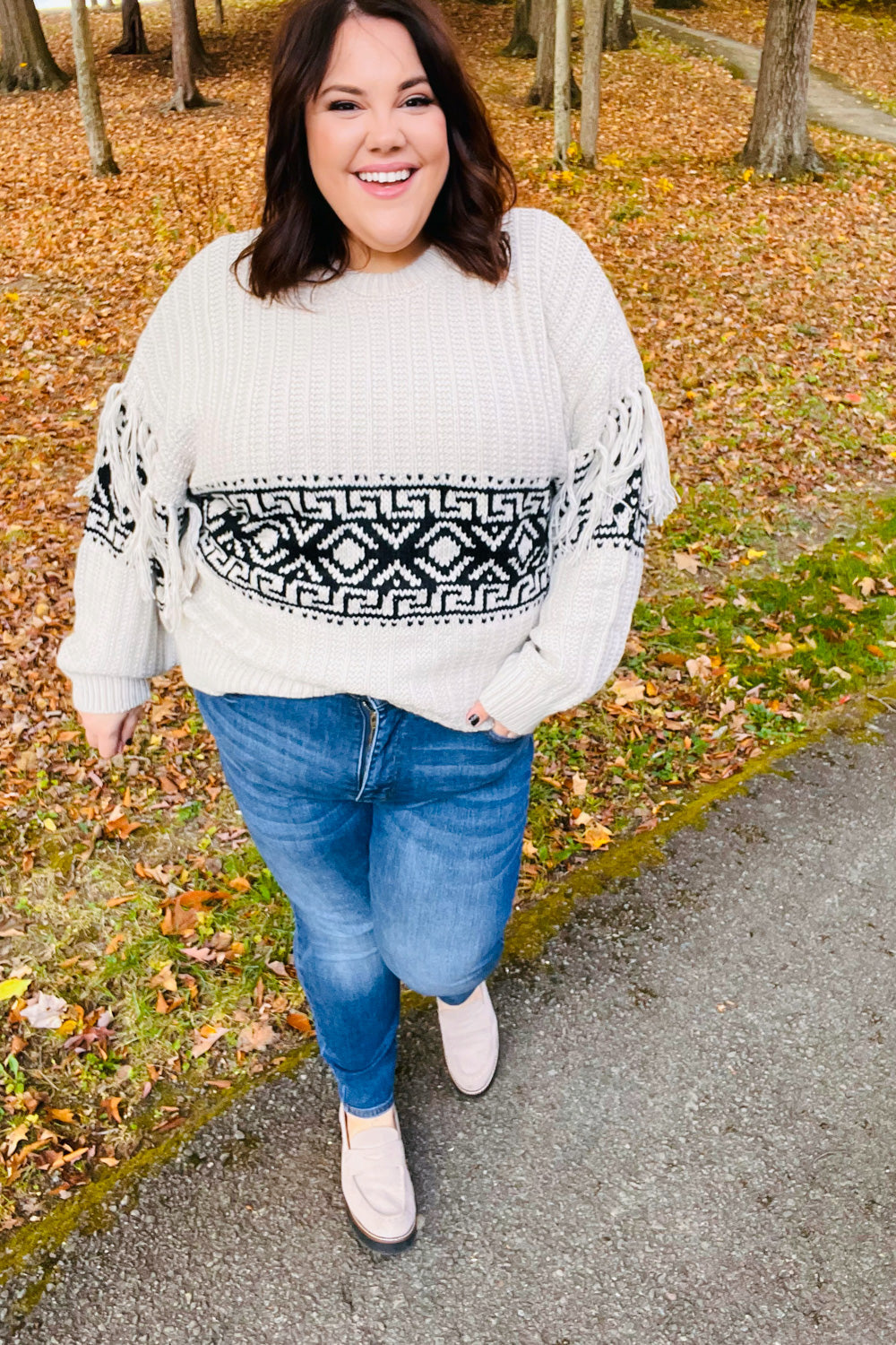 Ready For Anything Aztec Sweater