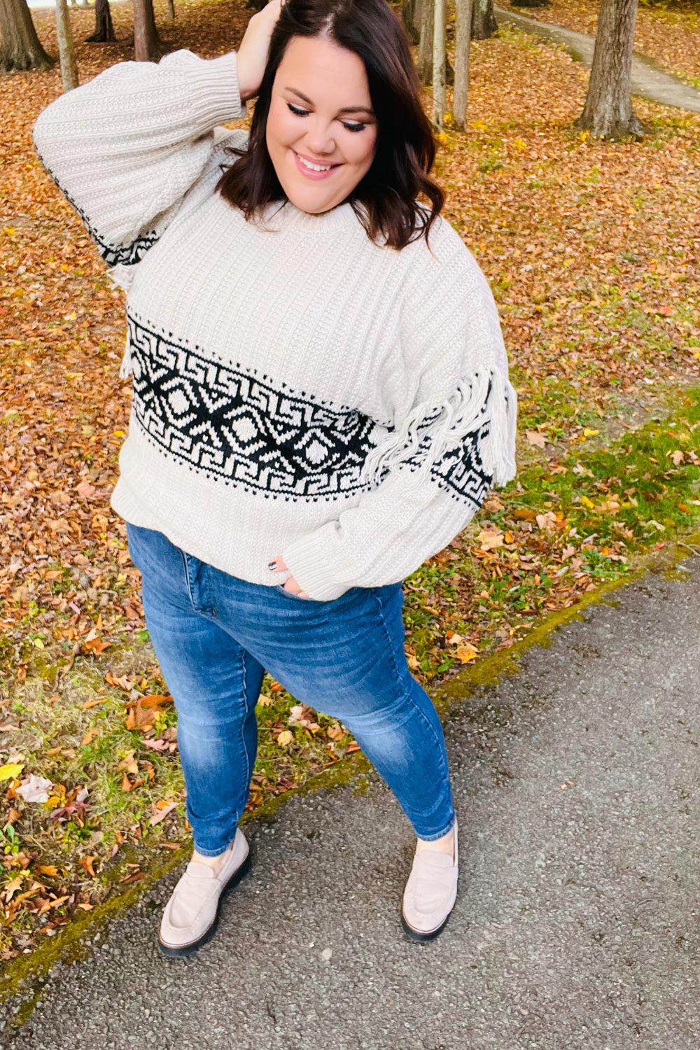 Ready For Anything Aztec Sweater