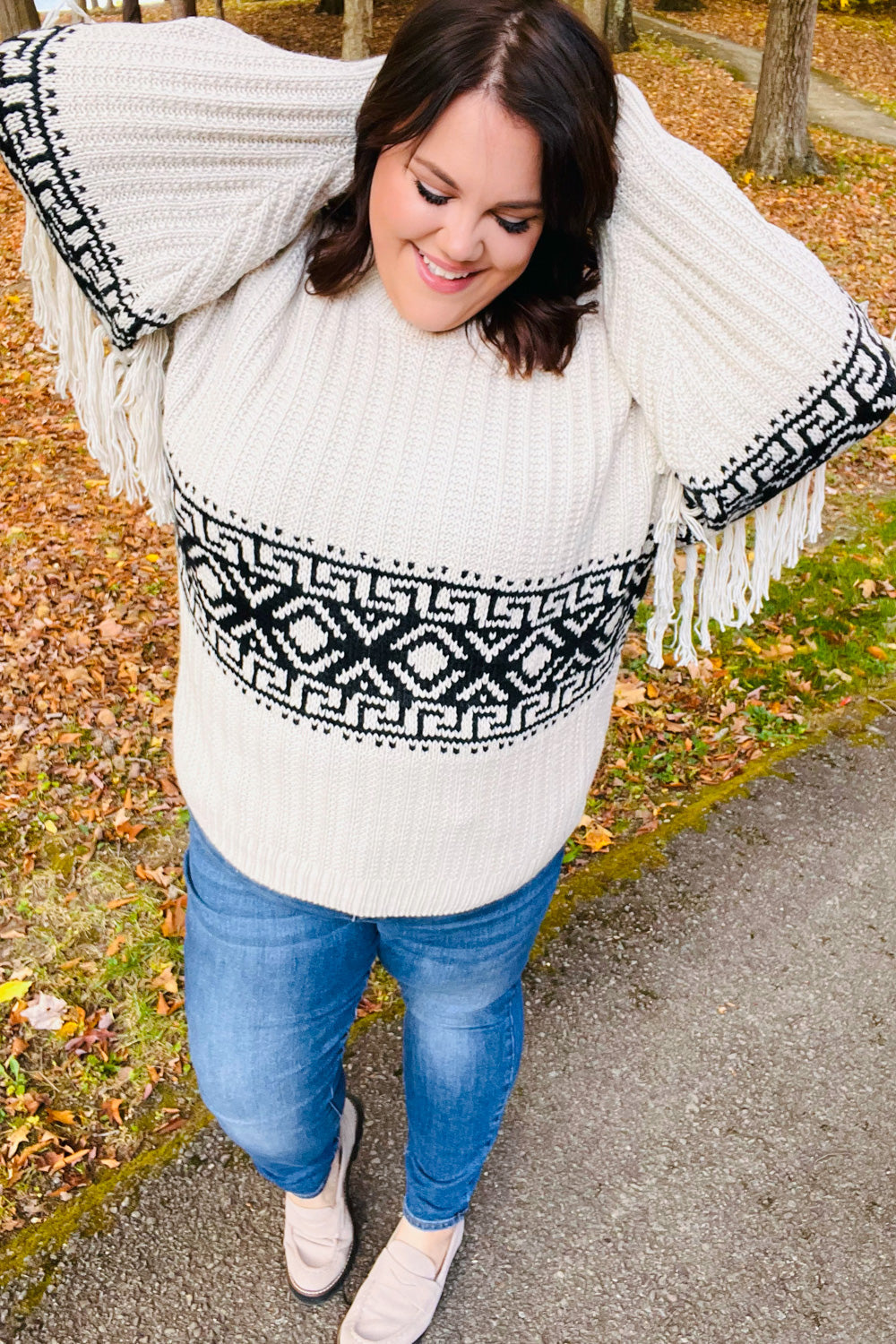 Ready For Anything Aztec Sweater