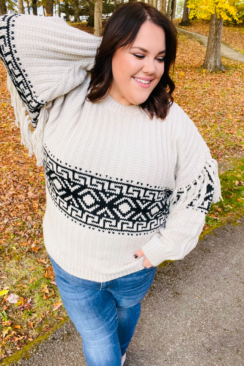 Ready For Anything Aztec Sweater