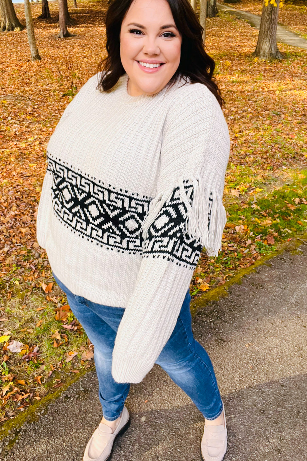 Ready For Anything Aztec Sweater