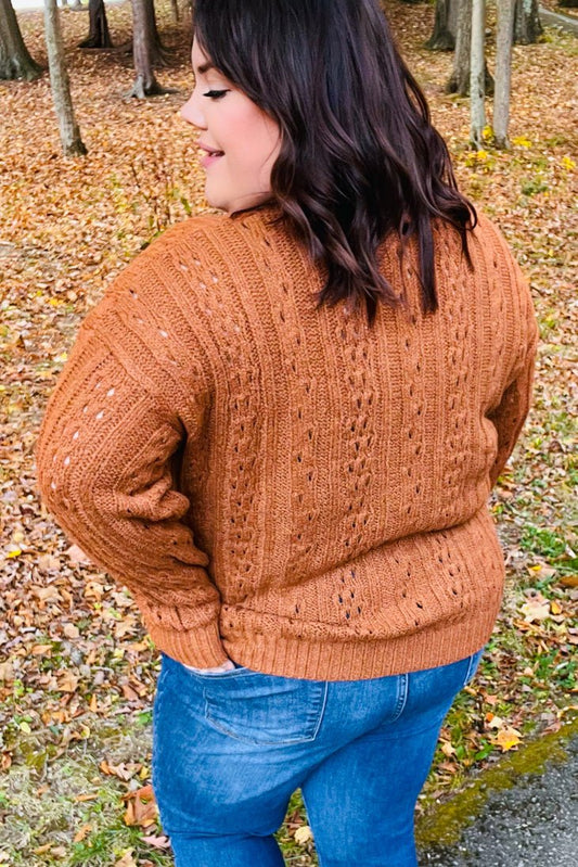 Can't Resist Cable Knit Sweater