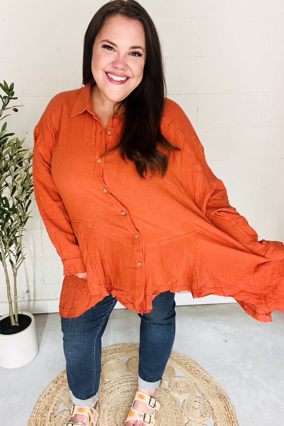 Everyday Sharkbite Tunic Top