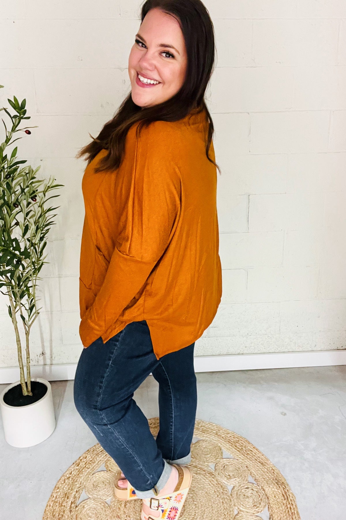 Hacci Dolman Sweater Top