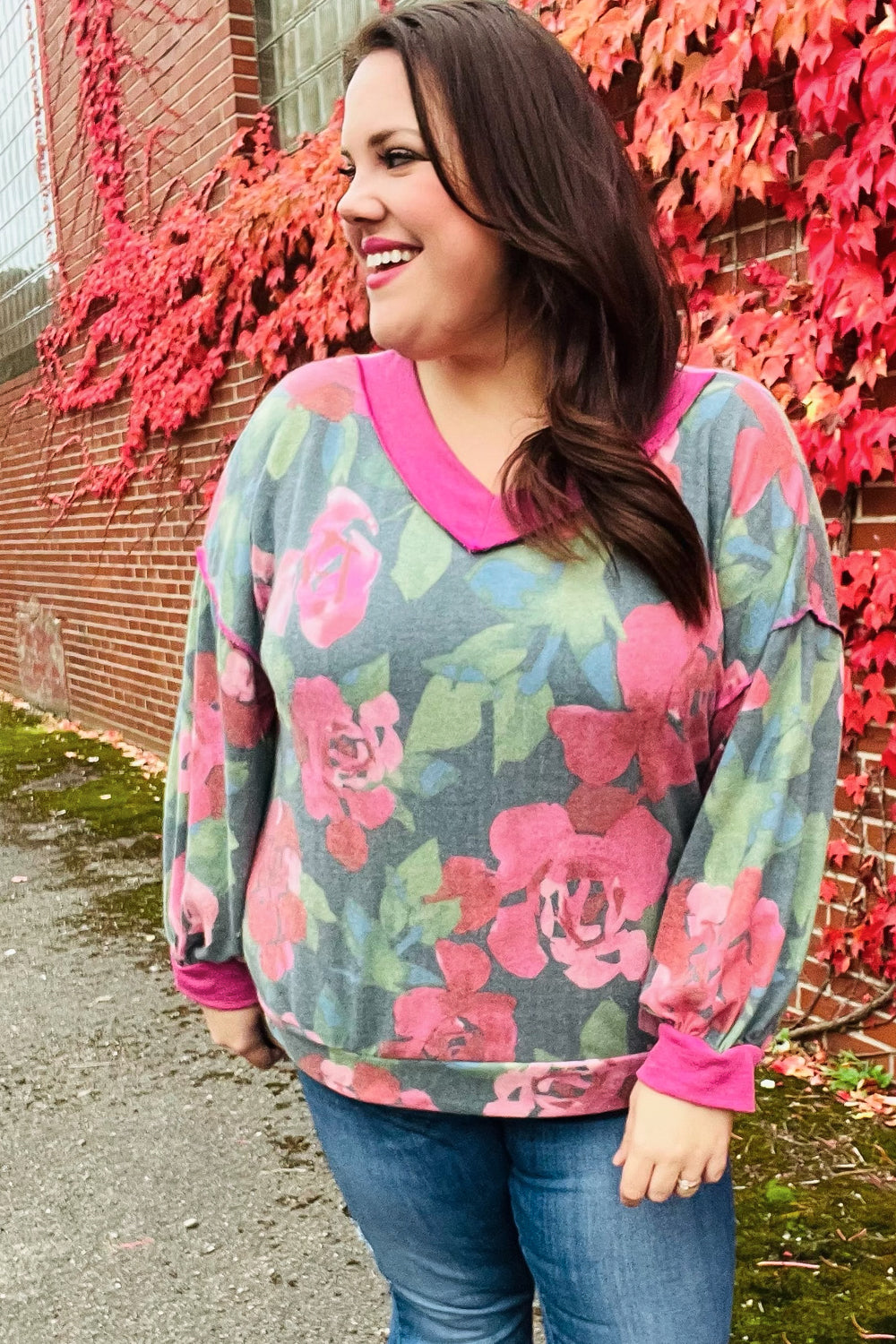 Beautiful You Vintage Floral Sweater