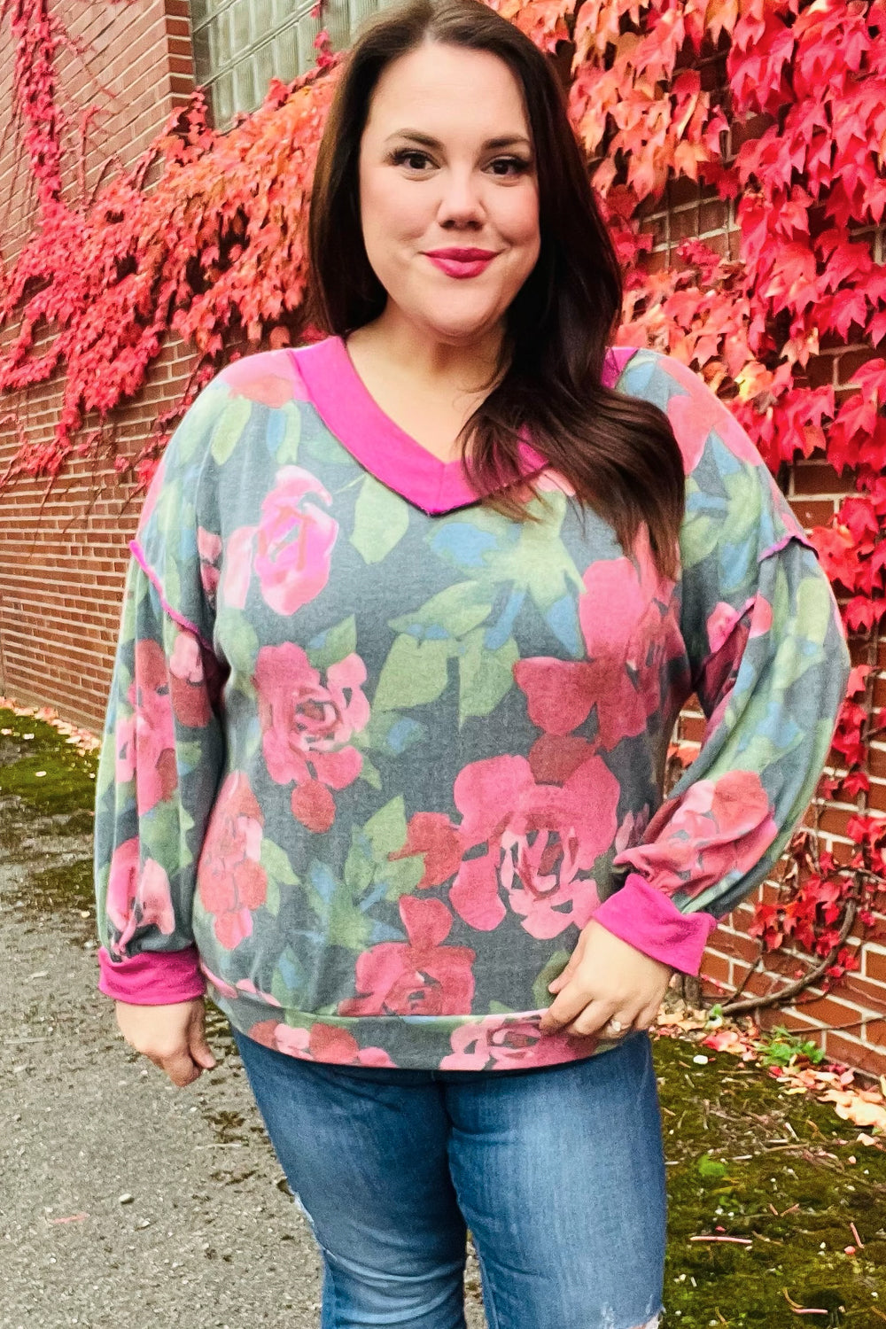 Beautiful You Vintage Floral Sweater