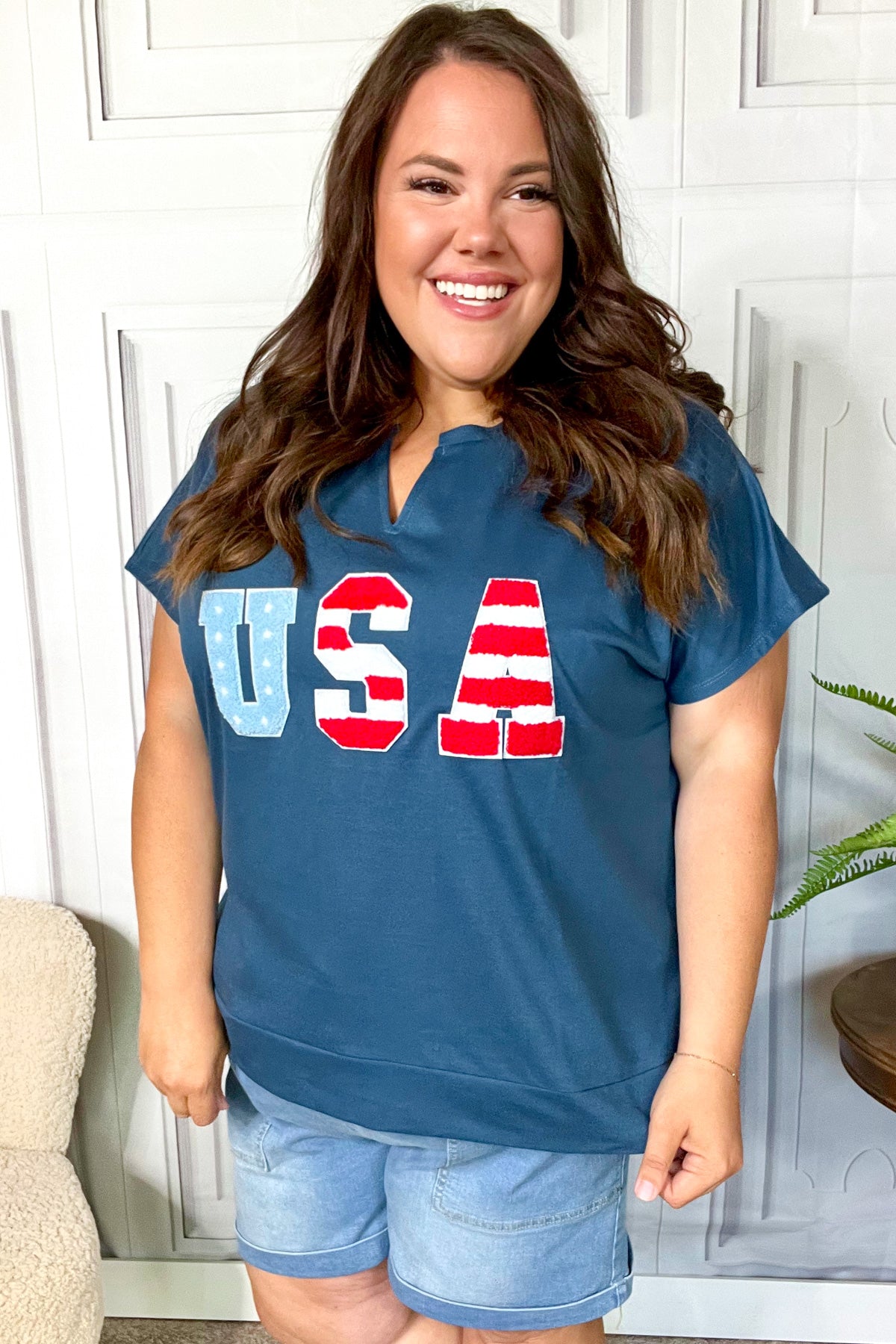 USA Dolman Top