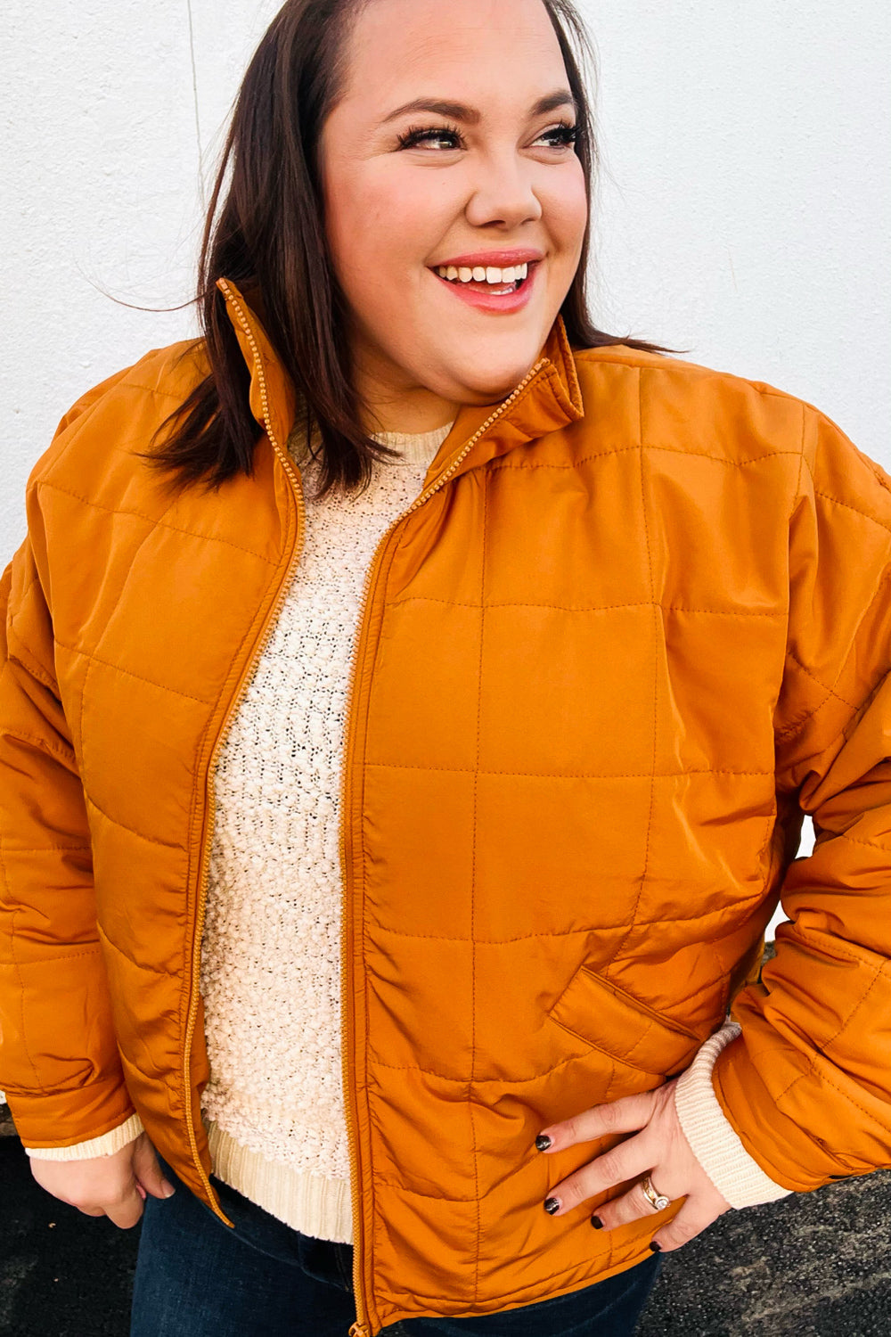 Eyes On You Quilted Puffer Jacket