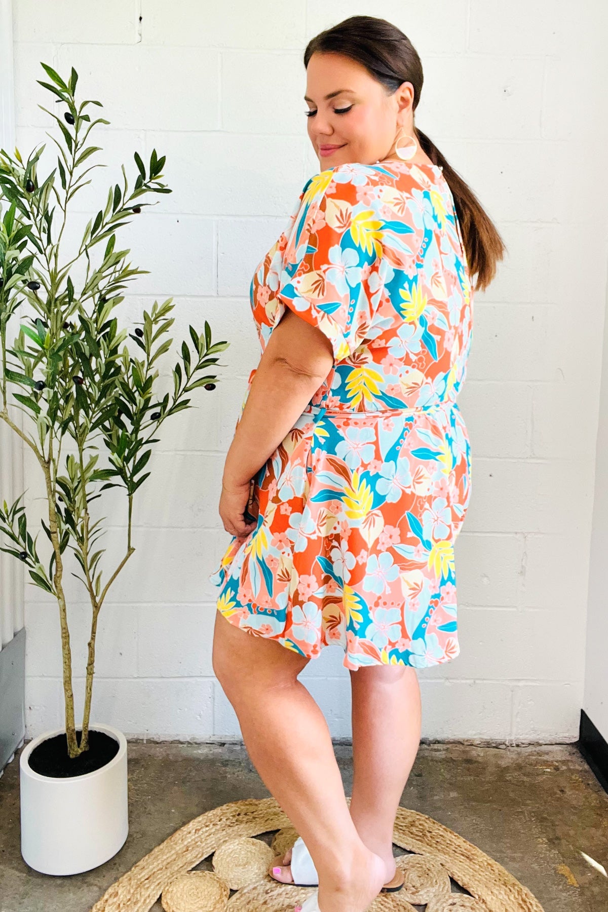 Tropical Trance Tropical Floral Romper