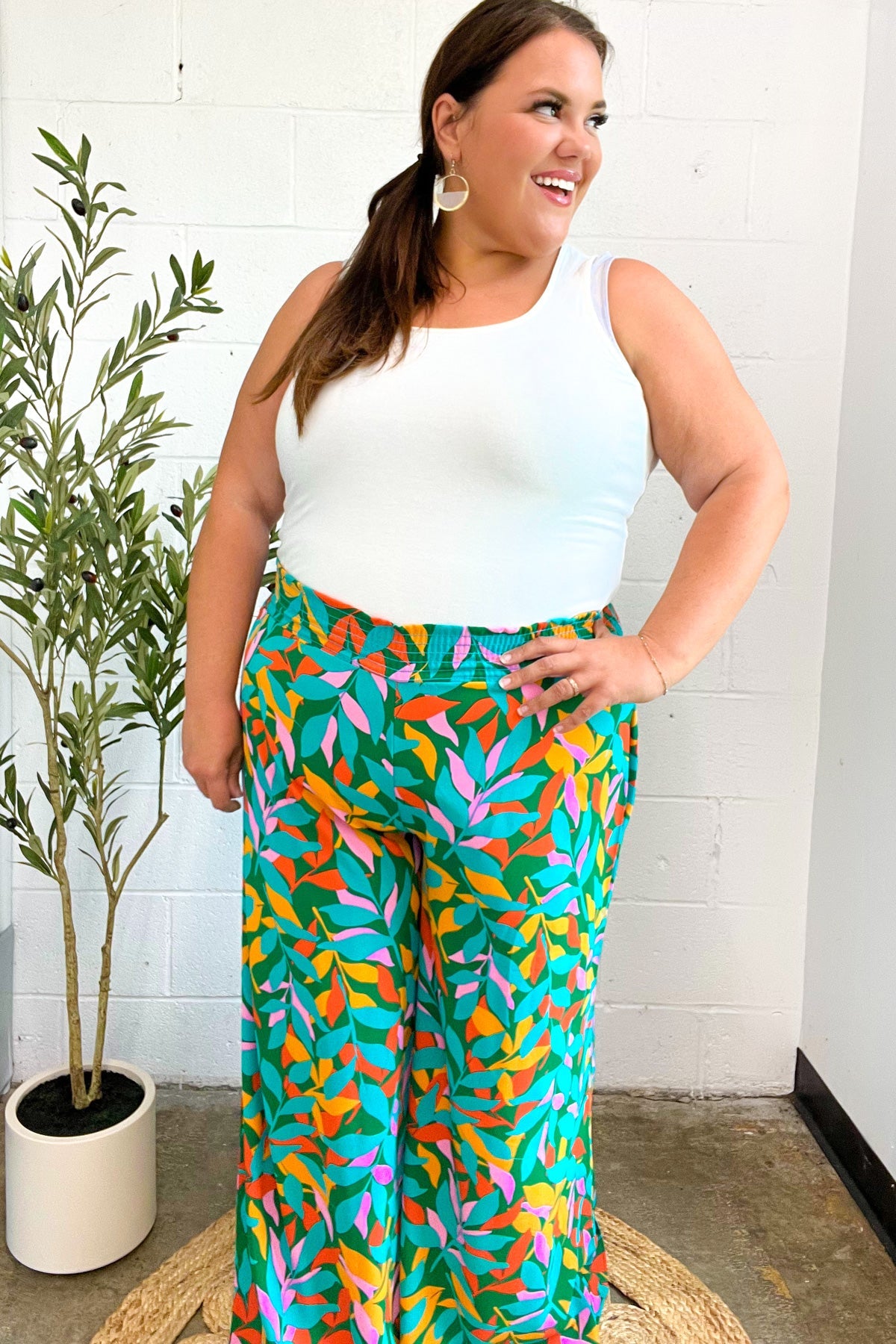 Summer Vibes Smocked Palazzo Pants