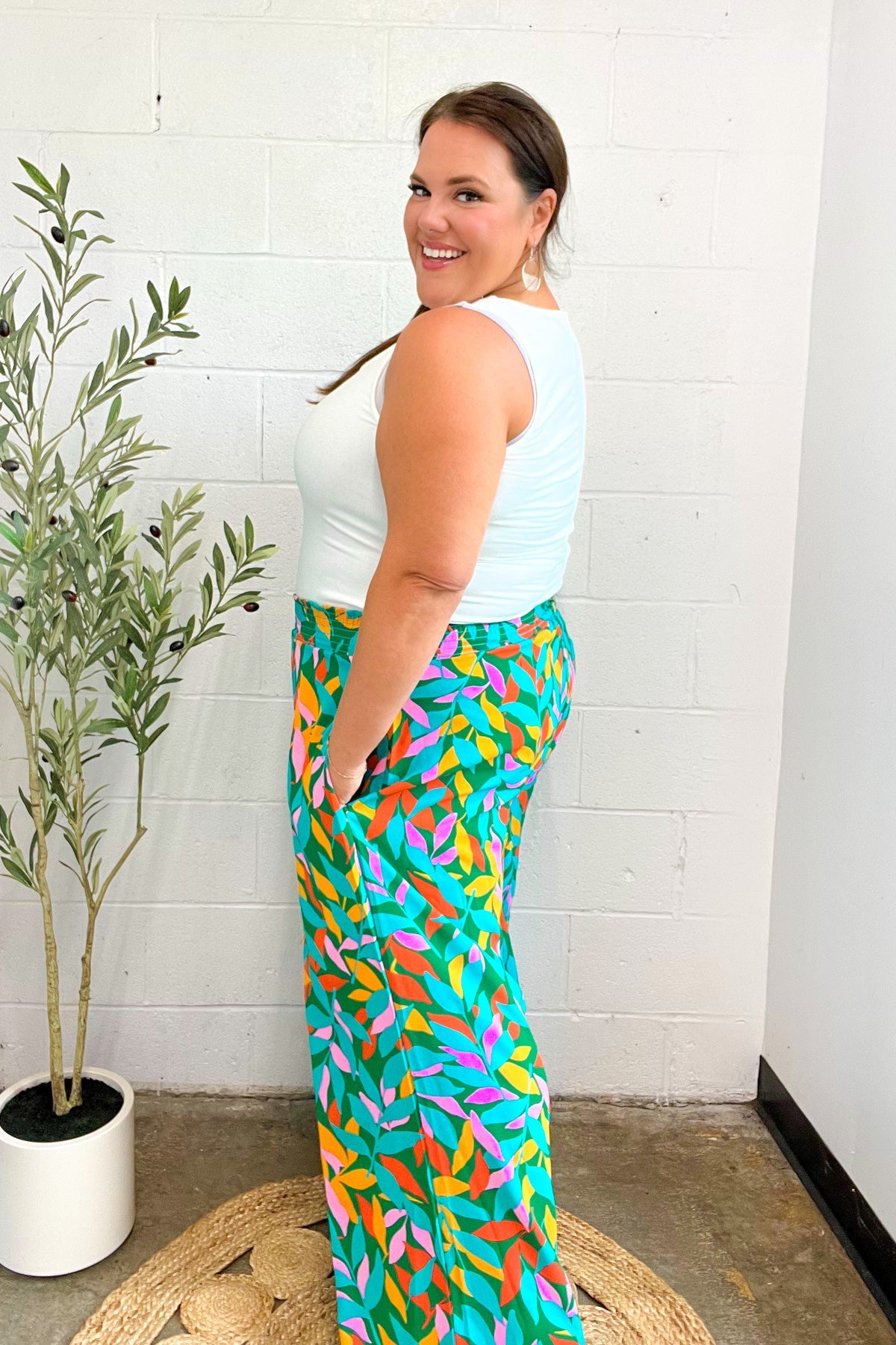 Summer Vibes Smocked Palazzo Pants