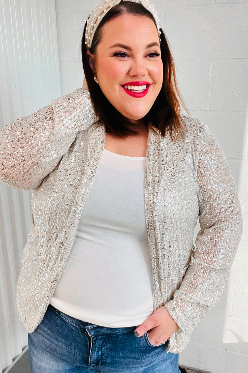 Be Your Own Star Sequin Blazer