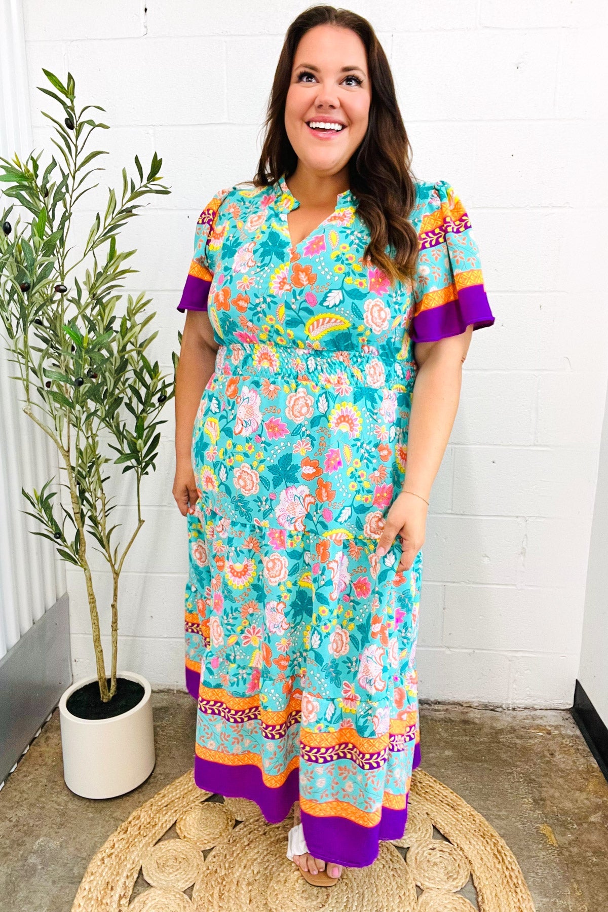 Beautiful You Floral Maxi Dress