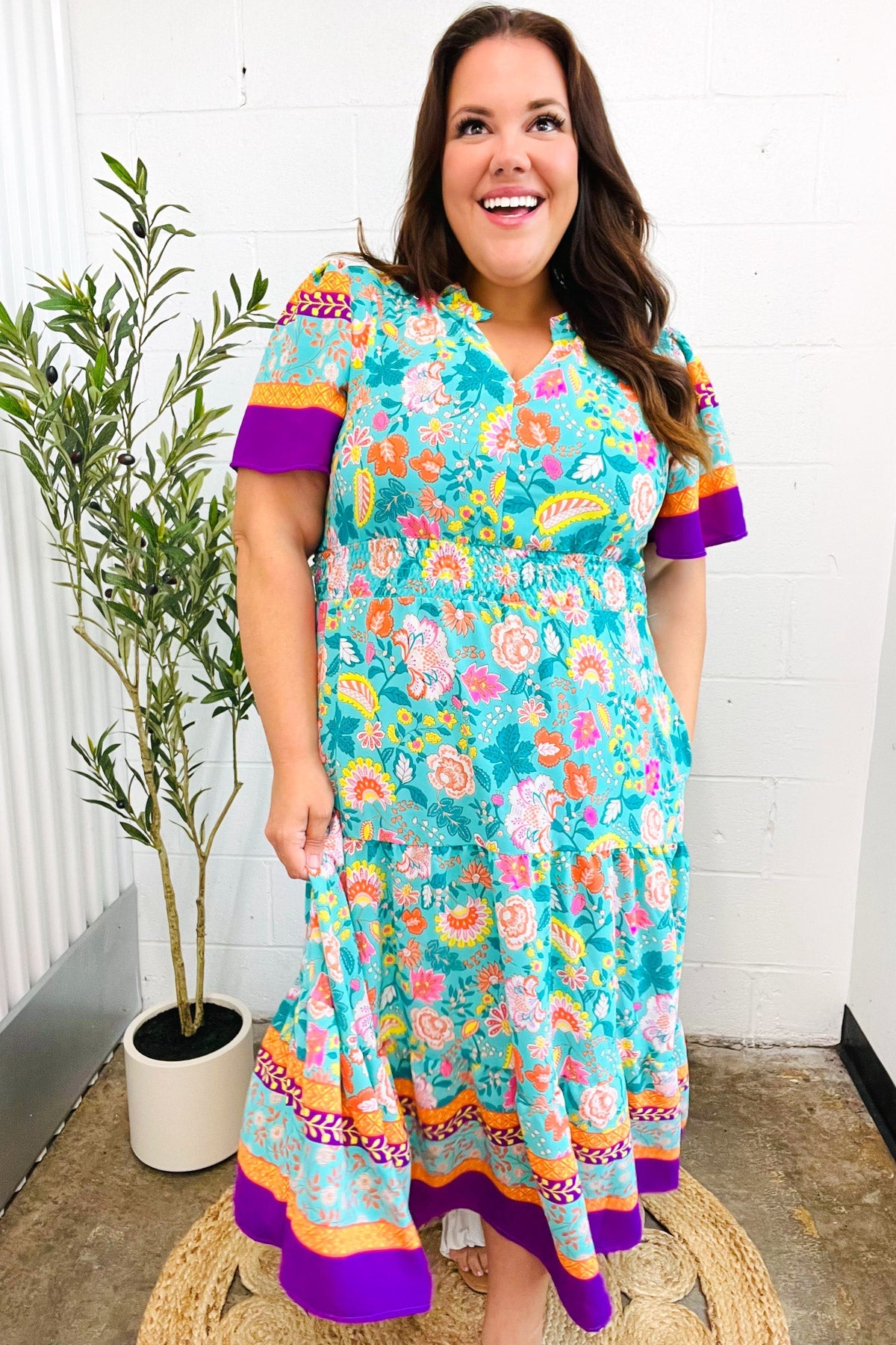 Beautiful You Floral Maxi Dress