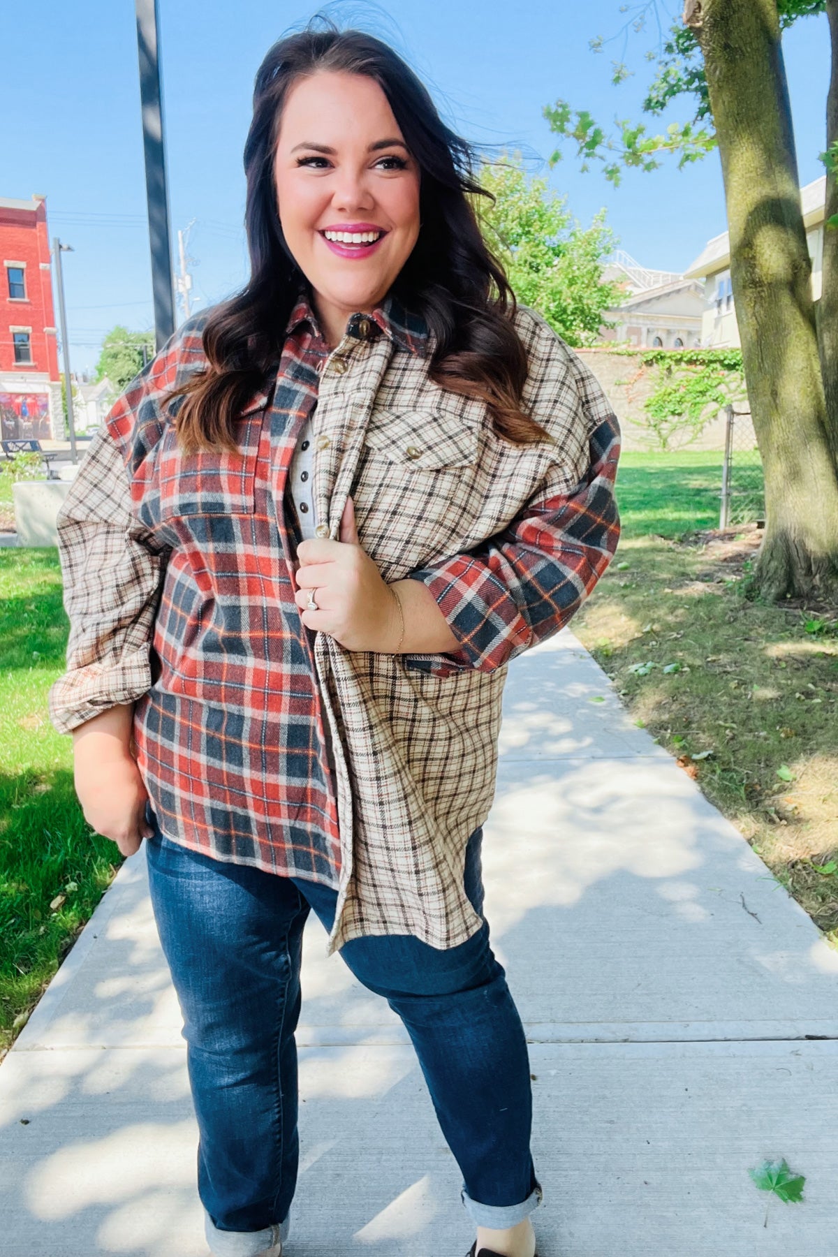 Make A Statement Plaid Shacket