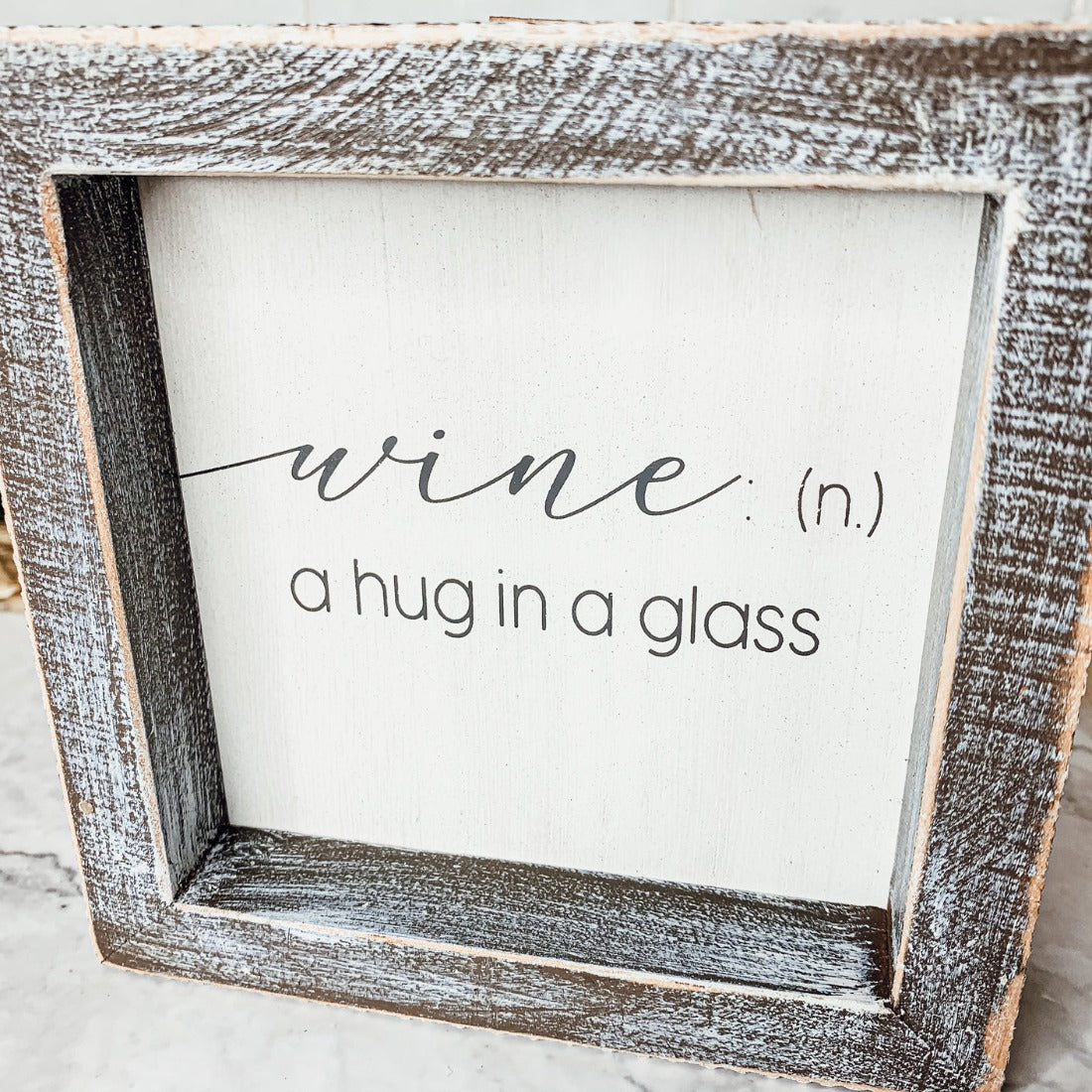 Wine: A Hug Sign
