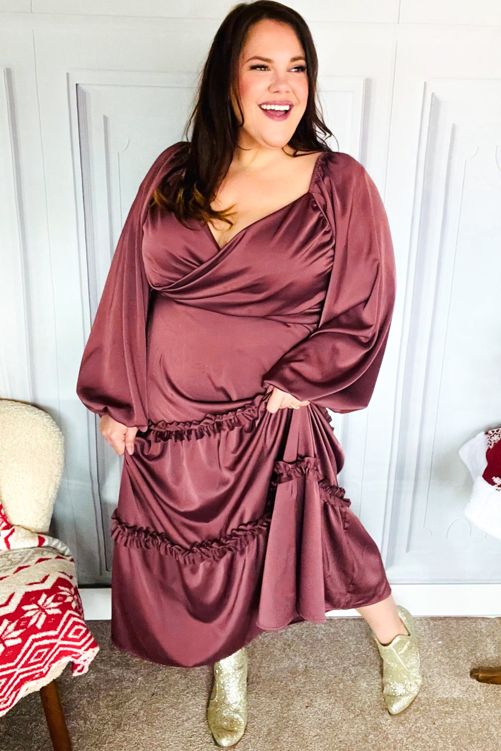 Holiday Vibes Maxi Dress