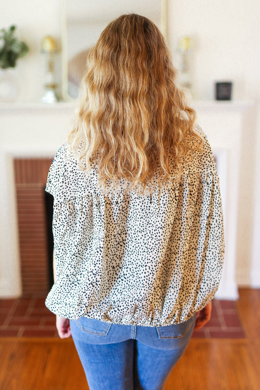 Perfectly Poised Floral Embroidery Top