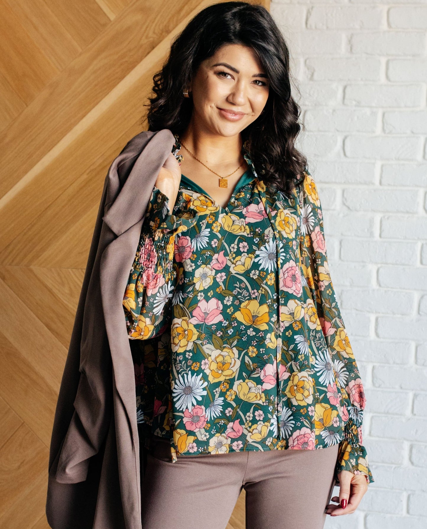 Ideal Ideas Floral Blouse