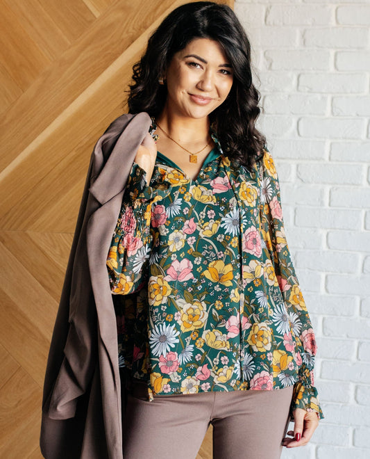 Ideal Ideas Floral Blouse