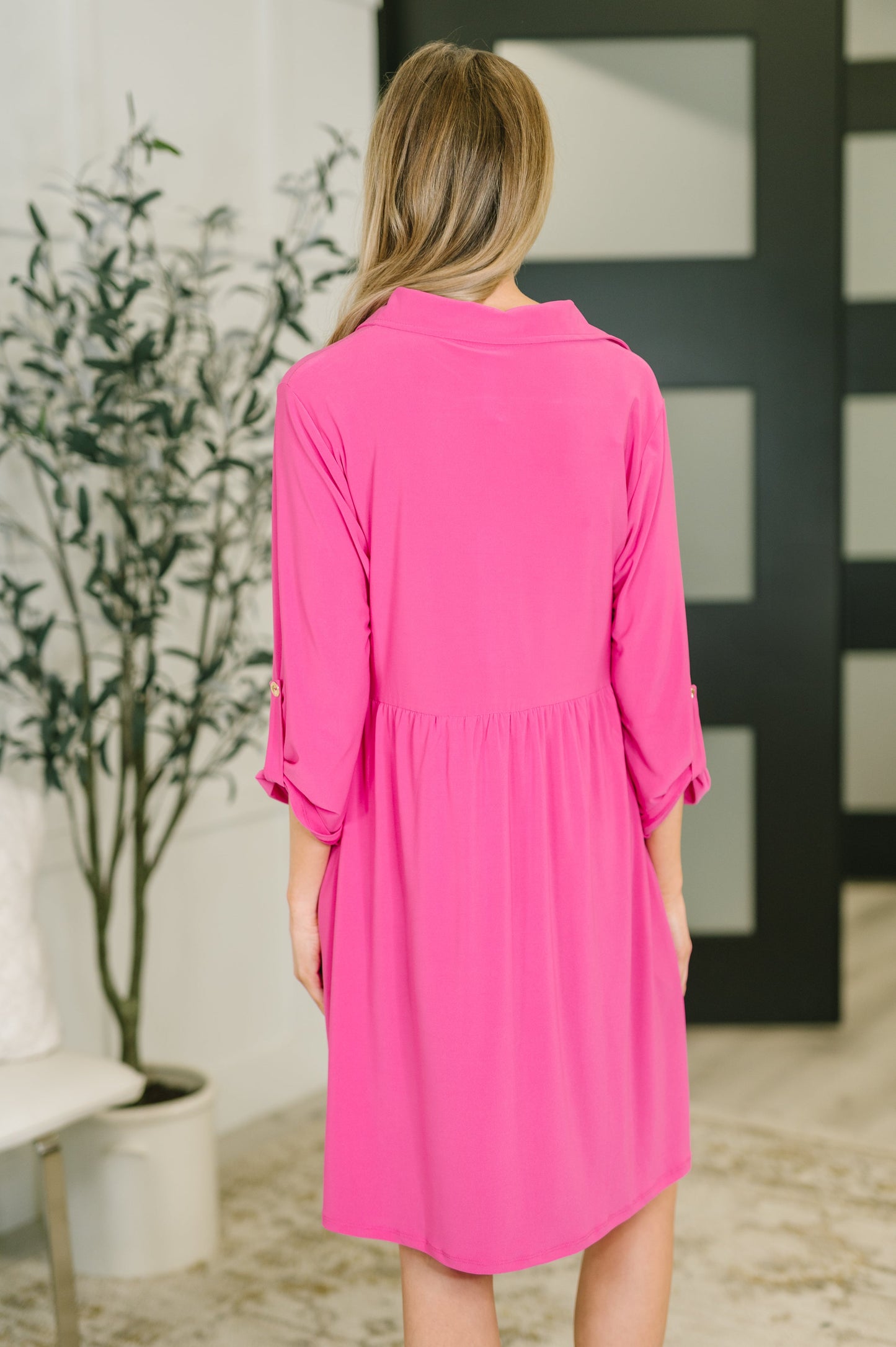 Inspire Dress | Runway Pink