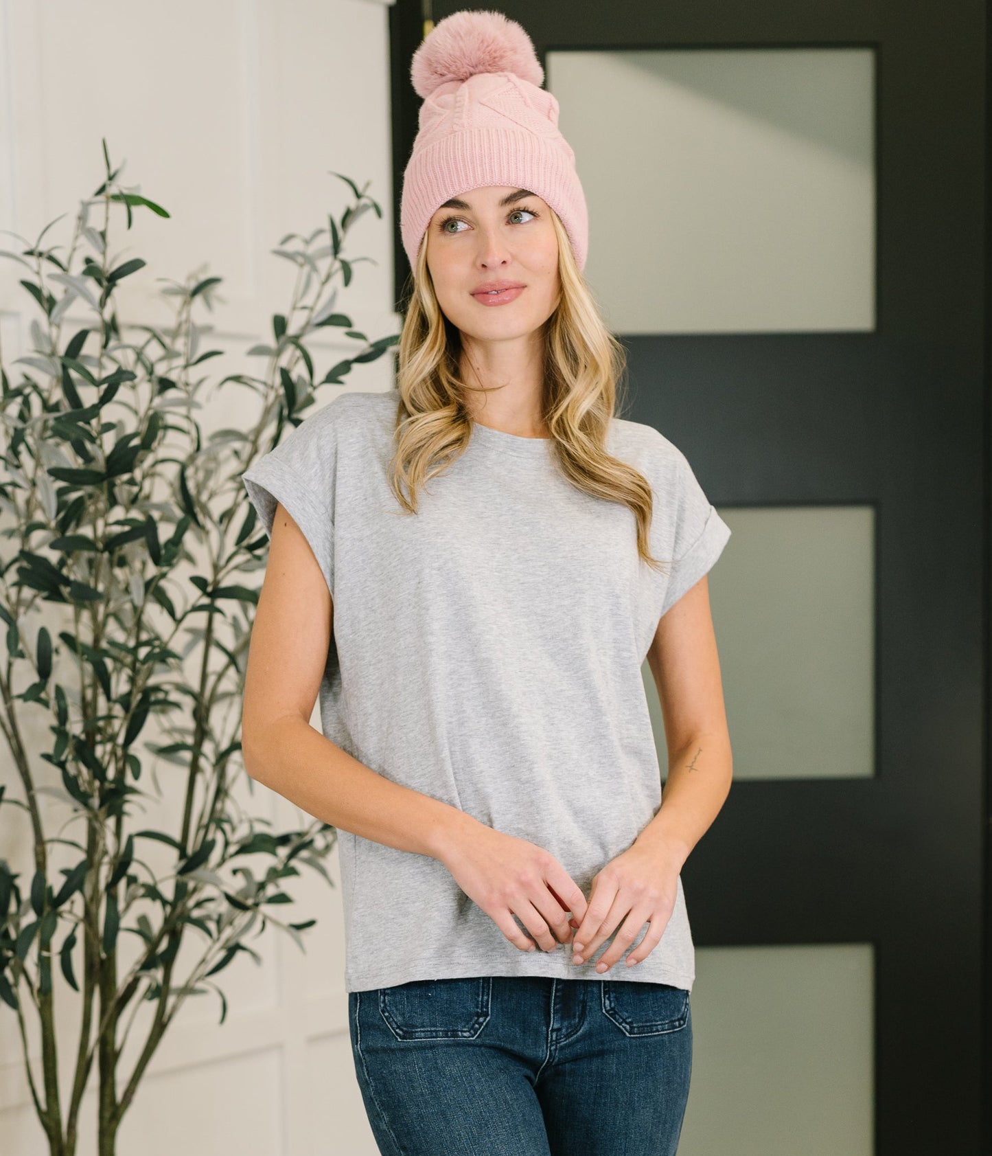 It Starts Here Basic Top | Heather Grey