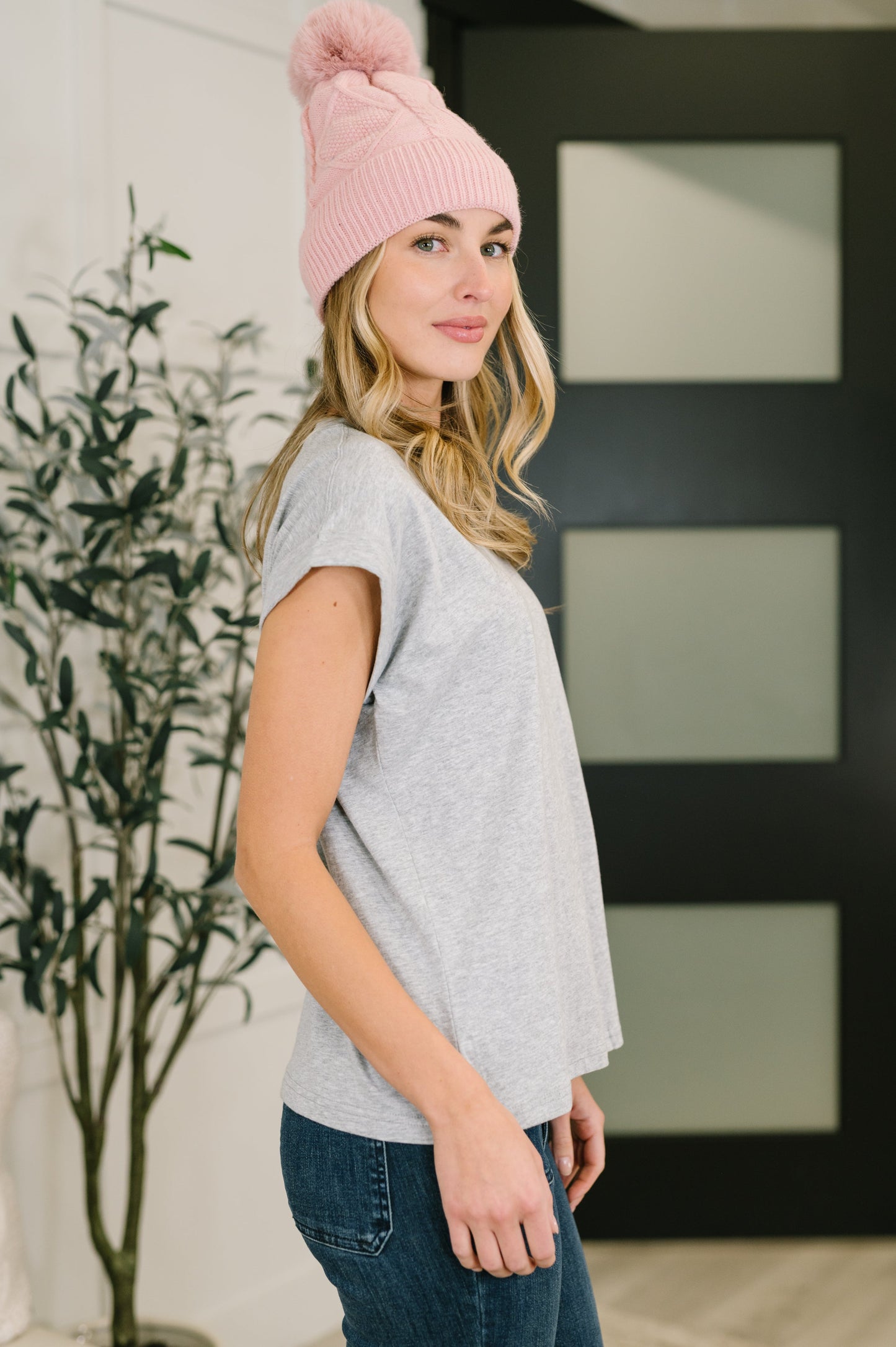 It Starts Here Basic Top | Heather Grey