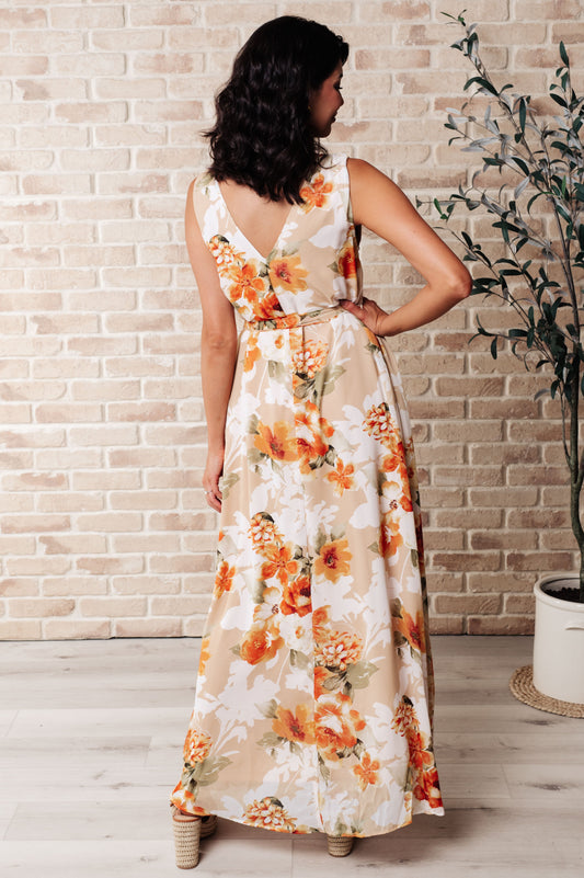 It's All Sunshine Floral Dress | Orange