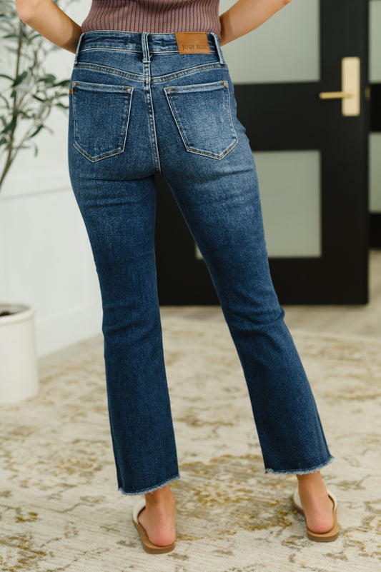 Nova High-Waist Dark Wash Flare Jeans | Judy Blue