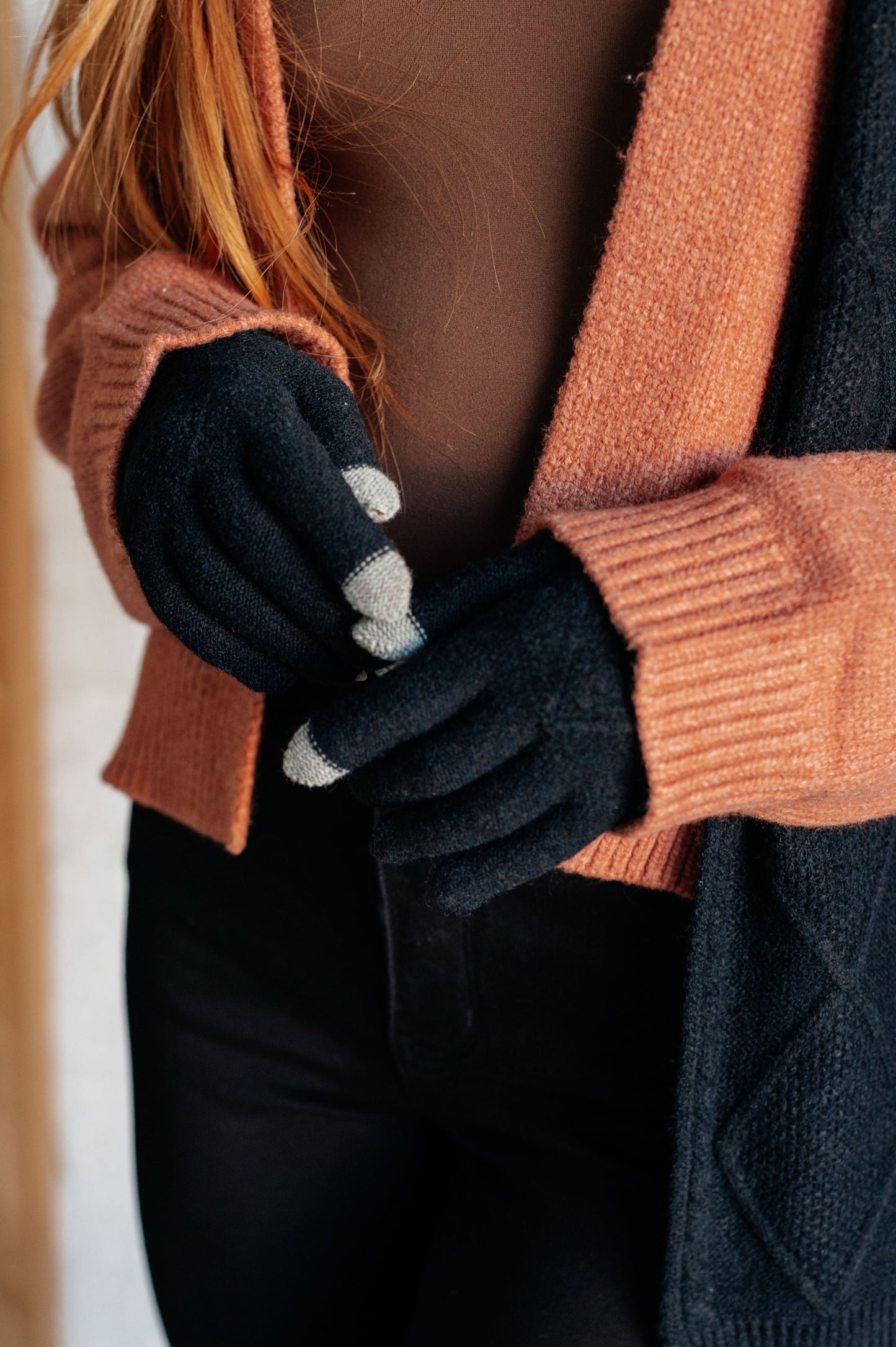 Jane Frost Beanie, Glove, & Scarf Set | Black