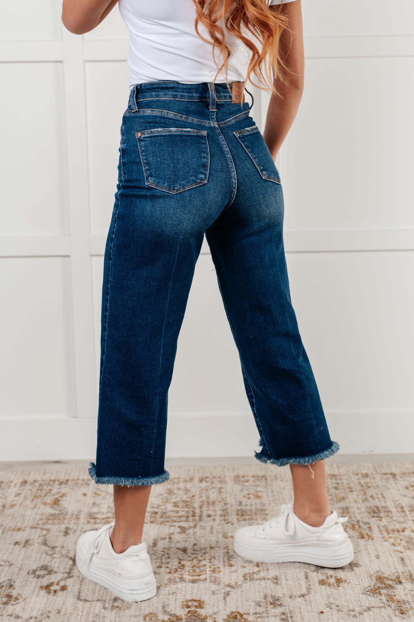 Janice High-Rise Wide Leg Crop Jeans | Judy Blue