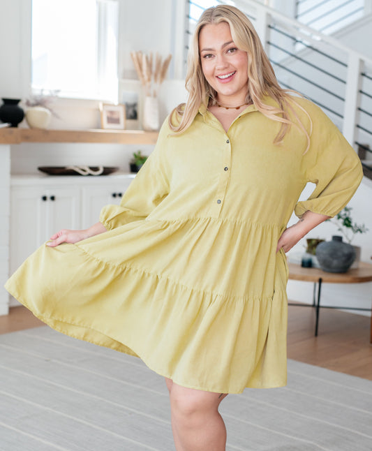 Just Like Honey Tiered Dress