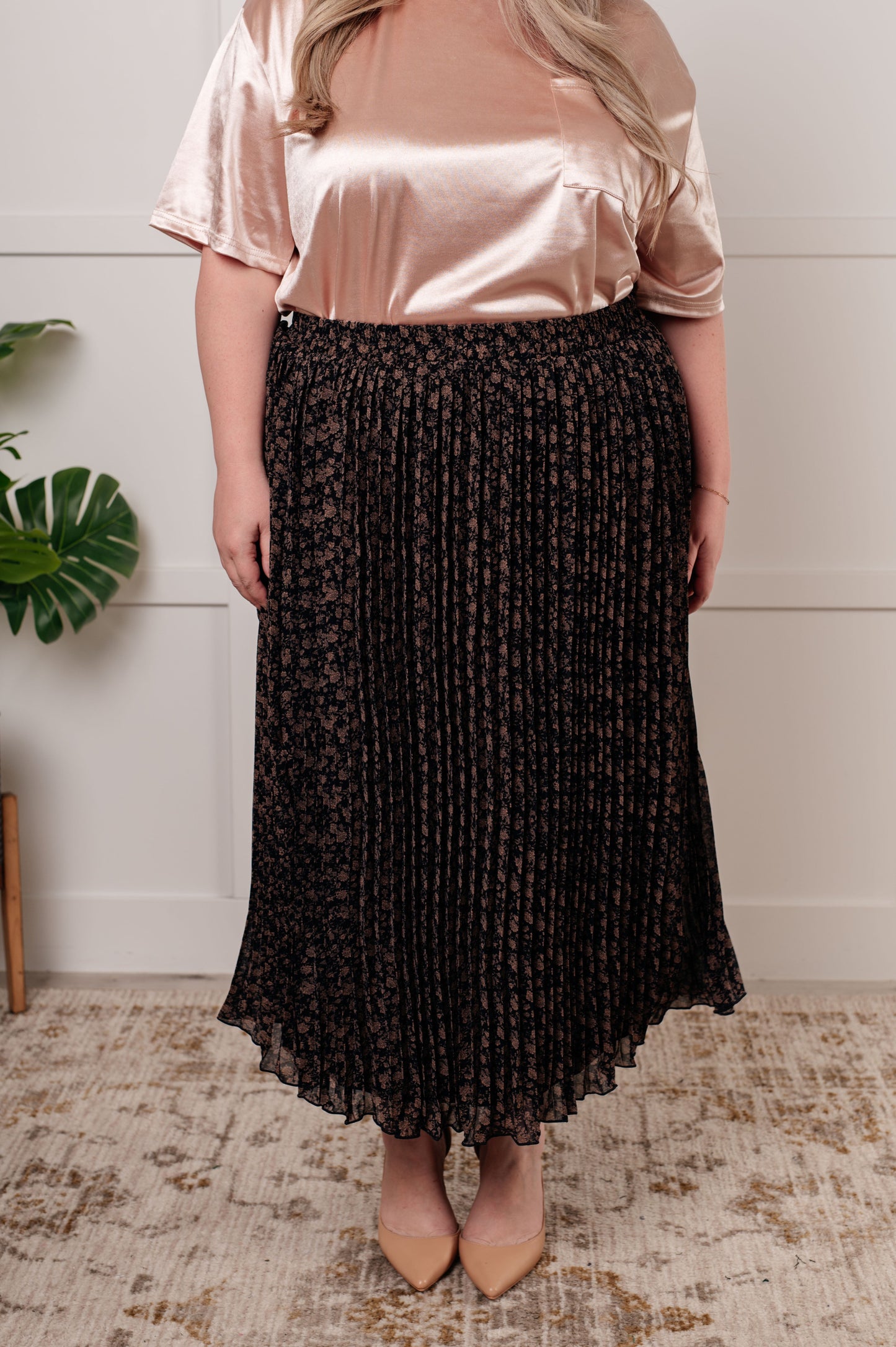 Just What You Wanted Pleated Skirt