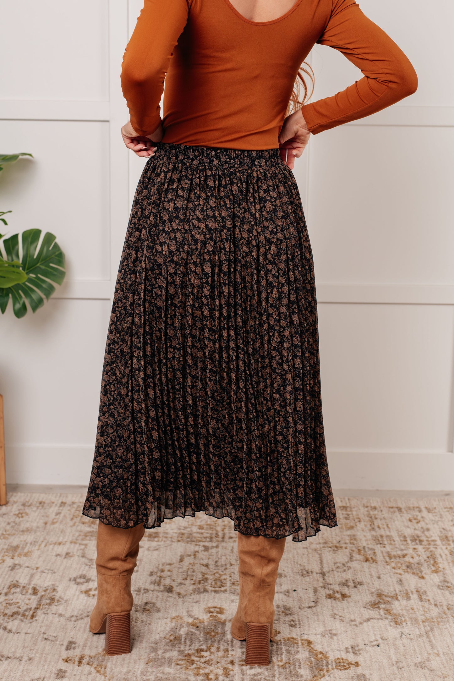 Just What You Wanted Pleated Skirt