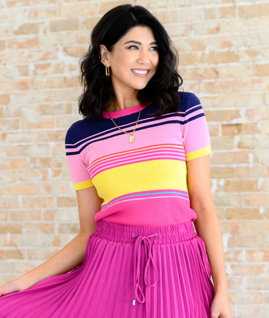 Sounds Great Striped Top