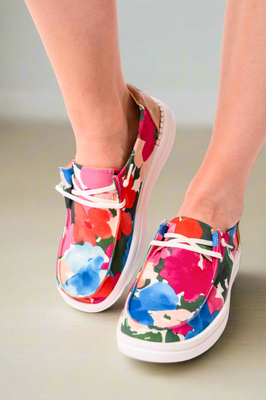 Kayak Boat Shoes | Floral