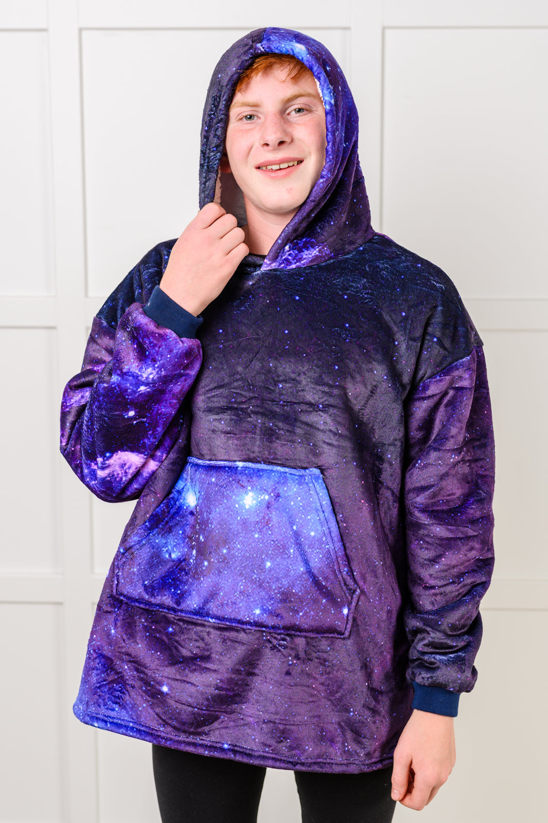 Adelynn Oversized Hoodie Blanket | Starry Sky | Kid's