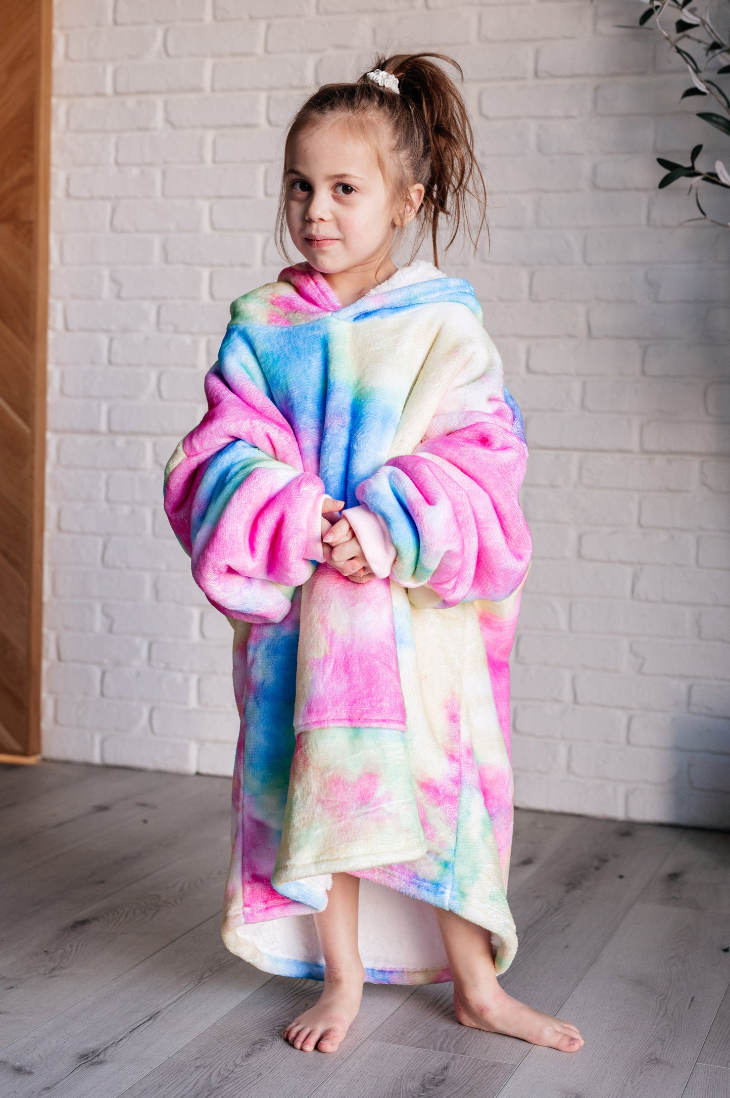 Adelynn Oversized Hoodie Blanket | Rainbow | Kid's