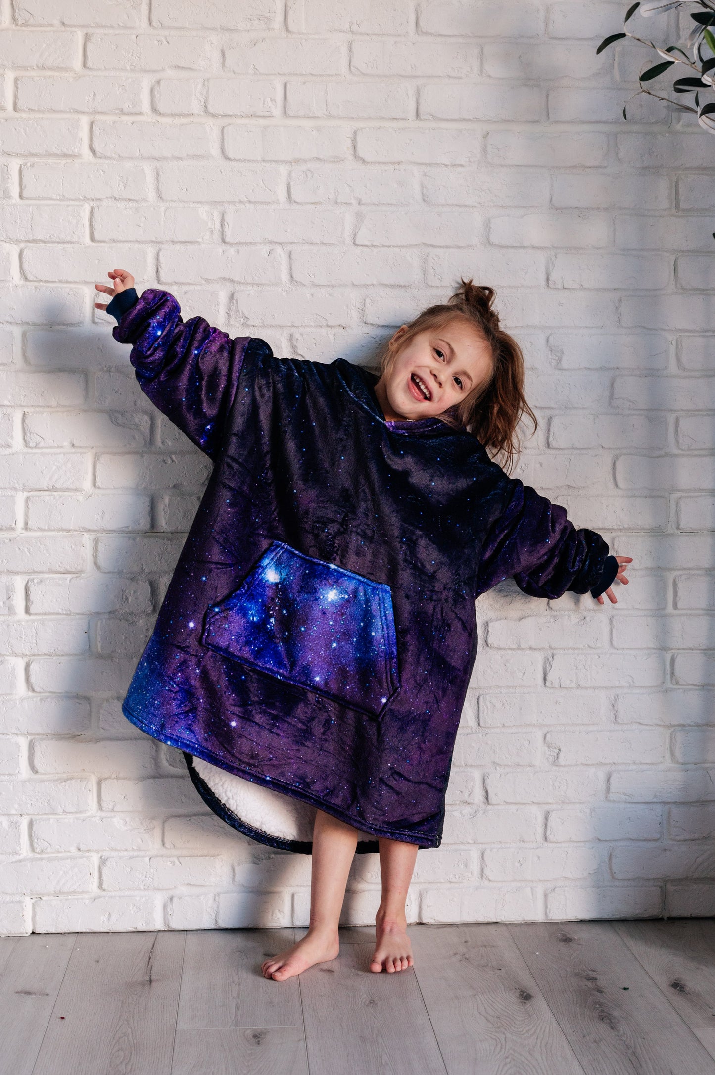 Adelynn Oversized Hoodie Blanket | Starry Sky | Kid's