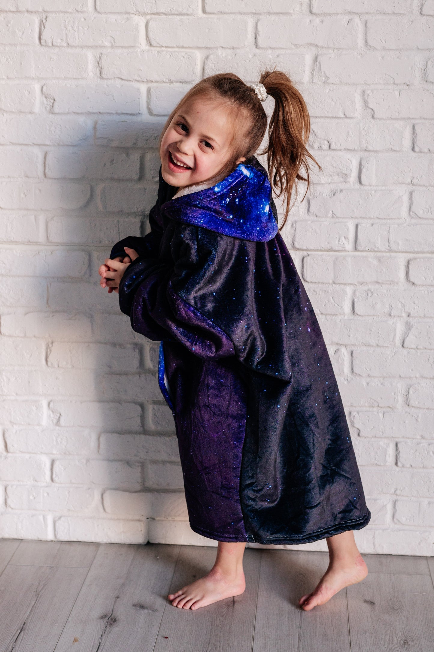 Adelynn Oversized Hoodie Blanket | Starry Sky | Kid's