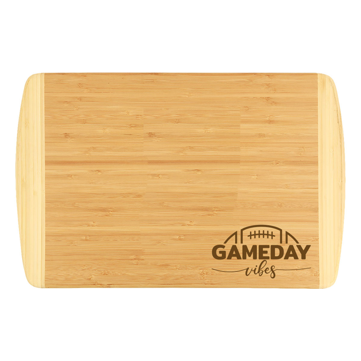 Game Day Vibes Two-Tone Cutting Board