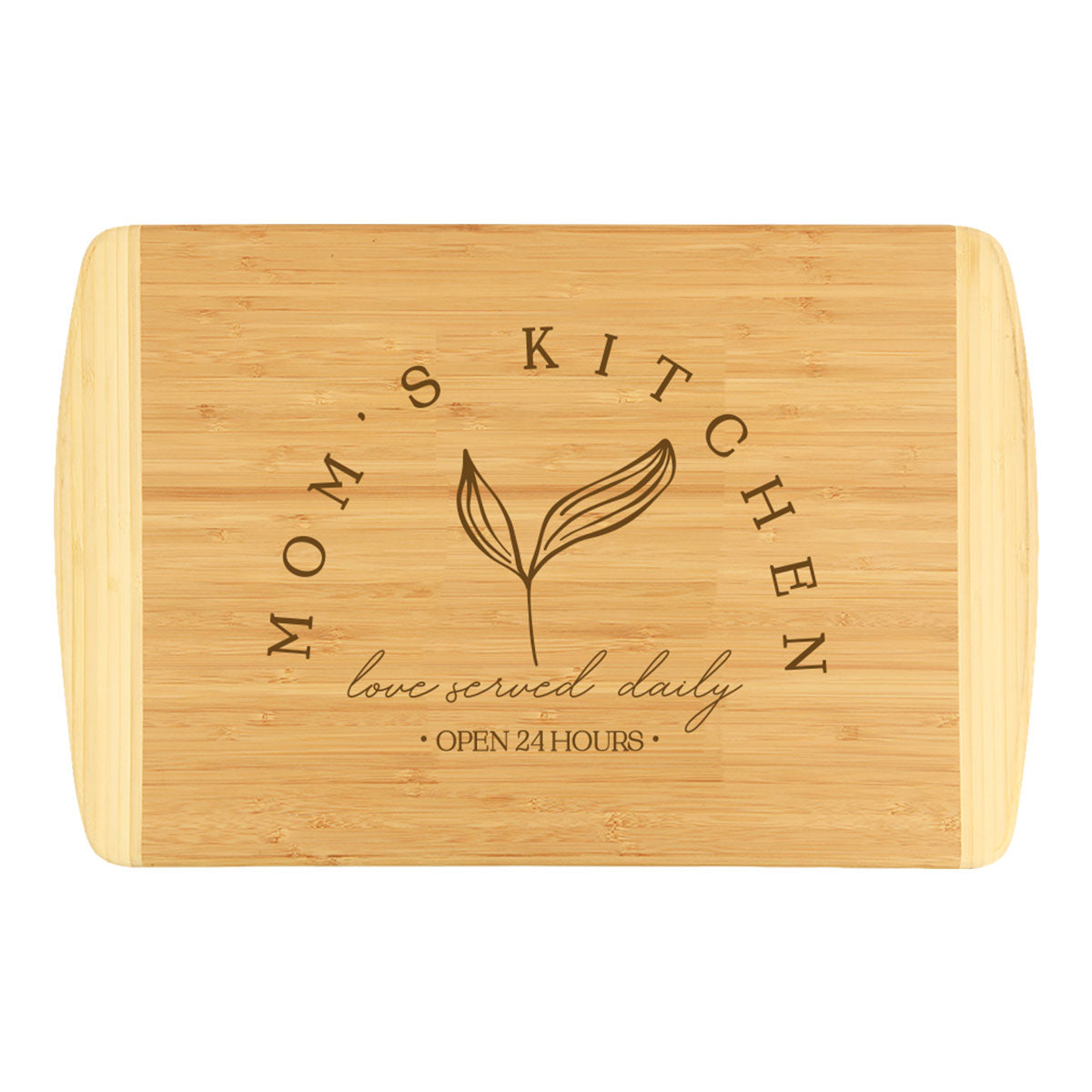 Mom's Kitchen Two-Toned Cutting Board
