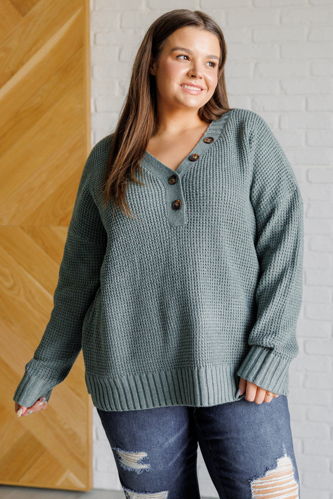 Lakeside View Sweater | Sage