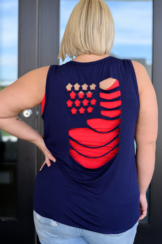 Land of the Free Tank | Navy