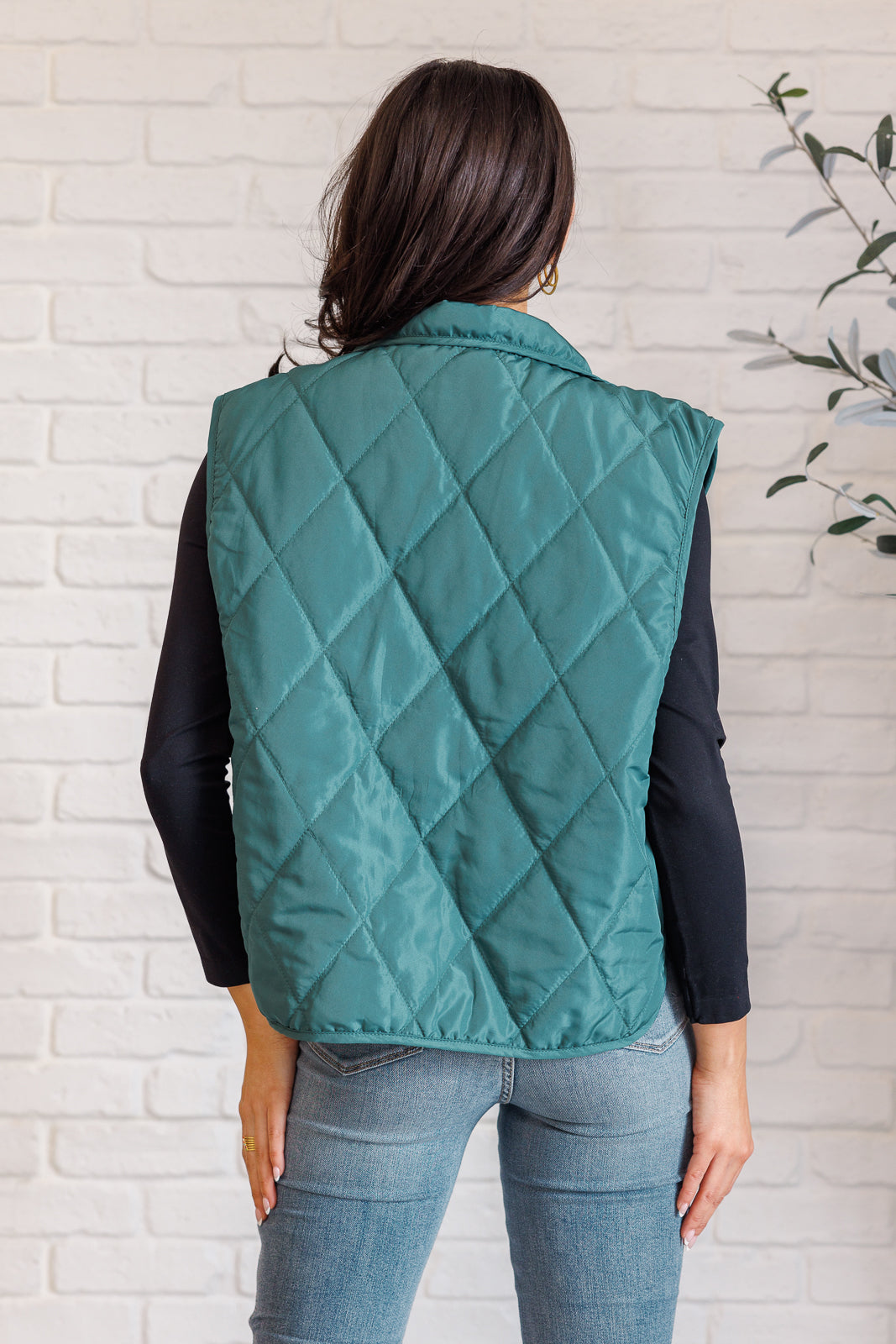 Layering Queen Quilted Puffer Vest | Hunter Green