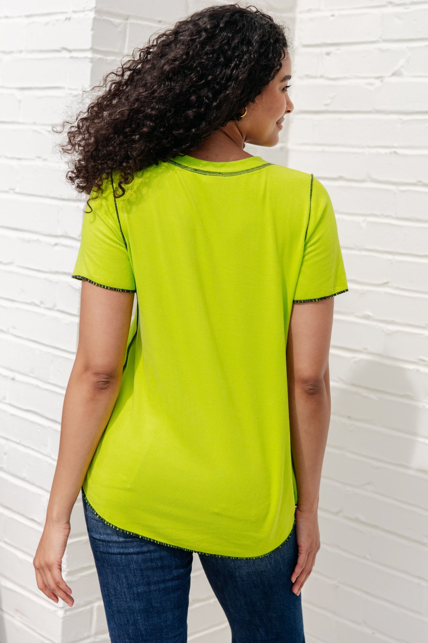 Lemons & Limes Contrast Top