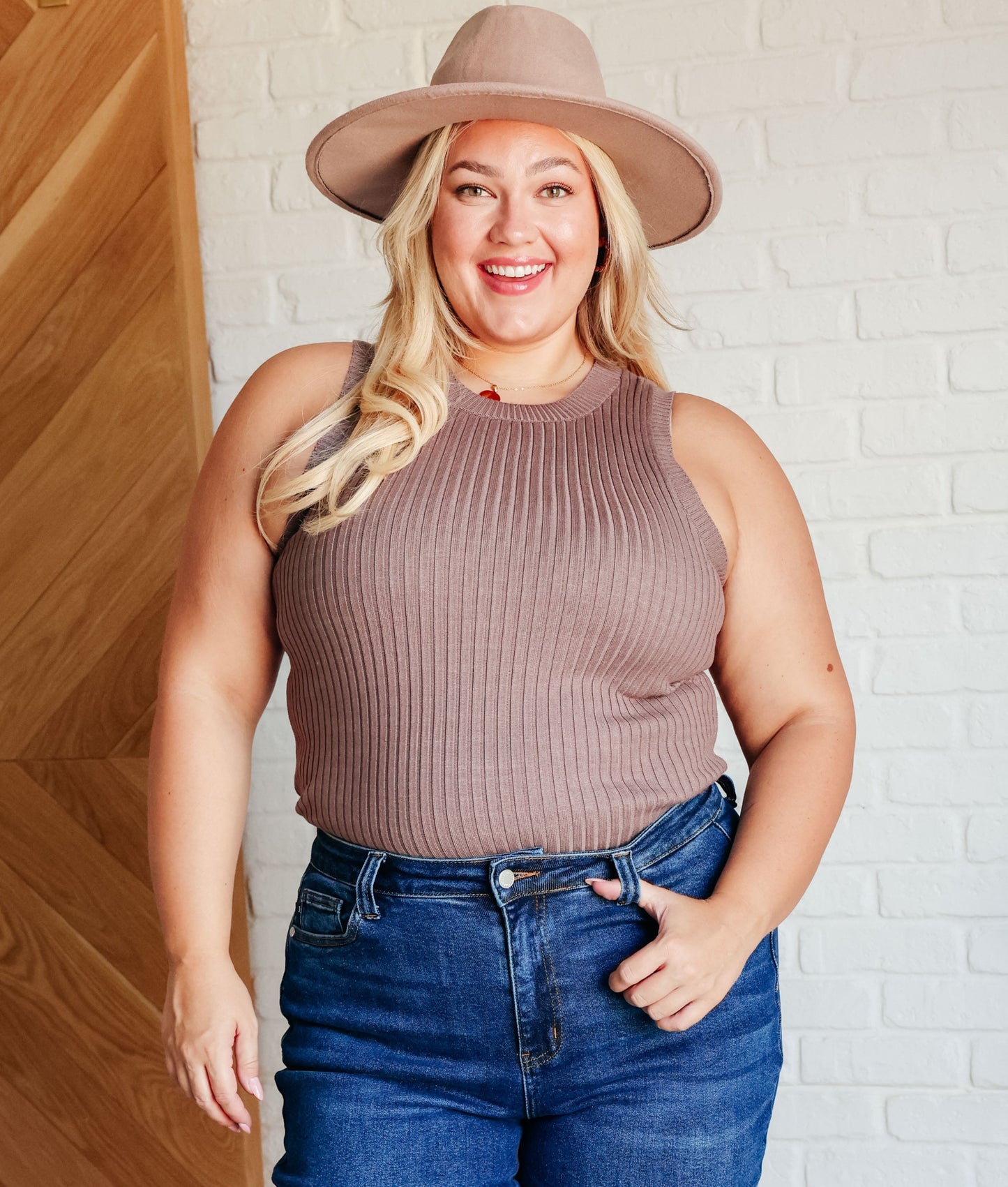 Let Me Hear it Ribbed Sweater Tank