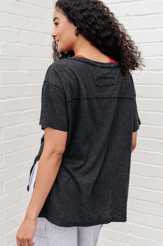 Let Me Live Relaxed Tee | Black