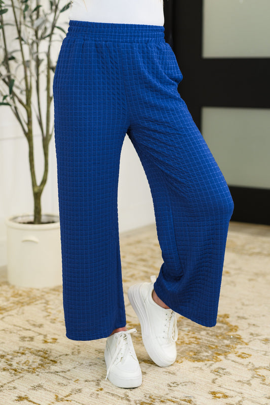 Listen Intently Textured Top & Pants Set