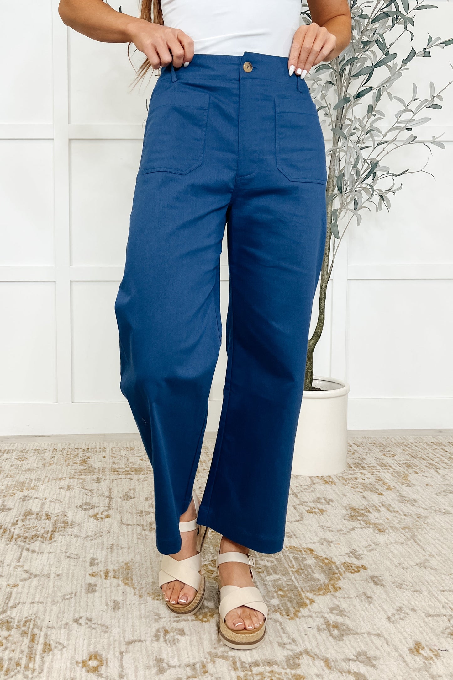 Little Strolls Straight Leg Pants | Royal Blue